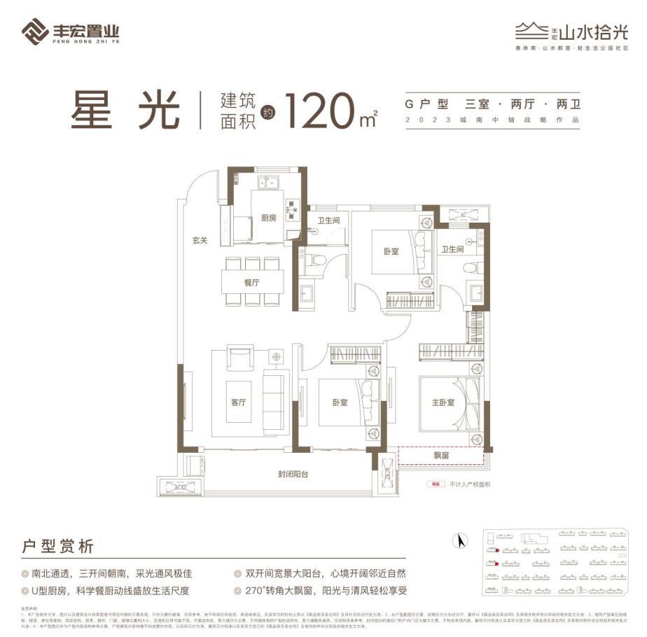 小高层120平户型